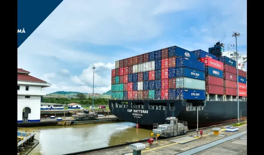 Foto ilustrativa de las esclusas del Canal de Panamá. Cortesía. 