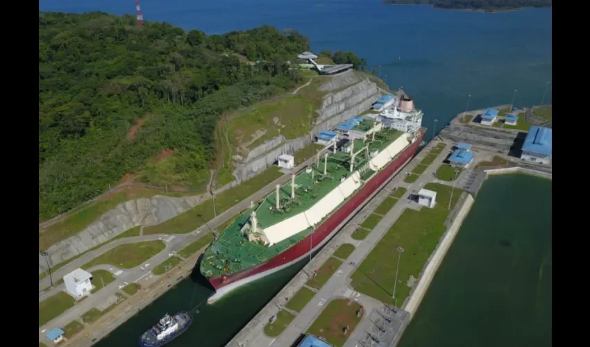 Foto ilustrativa del Canal de Panamá. 