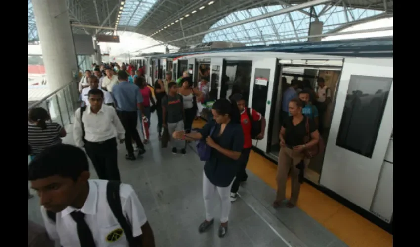 Foto ilustrativa del Metro de Panamá. 