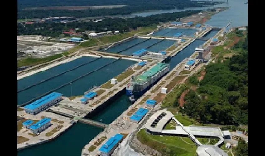 Foto ilustrativa del Canal de Panamá. 