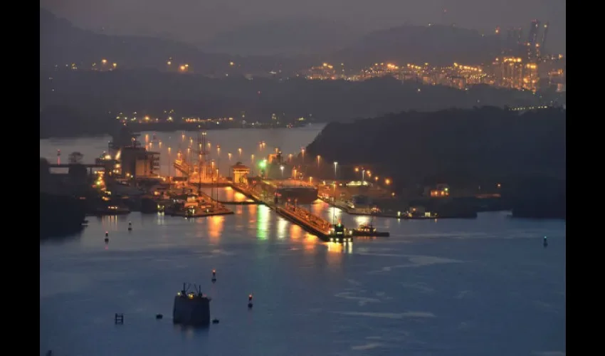 Foto ilustrativa del Canal de Panamá. 