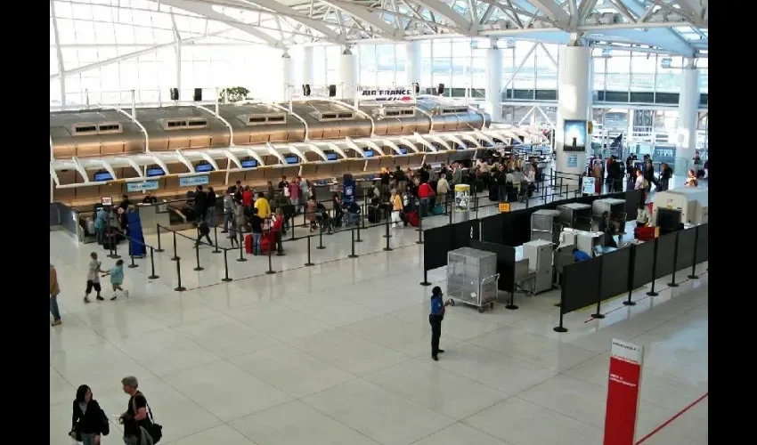 Foto ilustrativa del aeropuerto en Nueva York. 