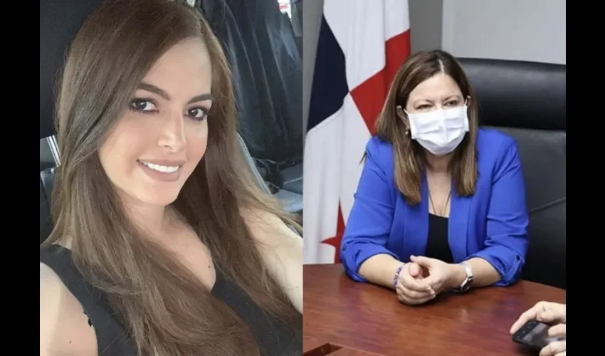 Foto ilustrativa de la diputada Arjona y la exministra de Salud Turner. 