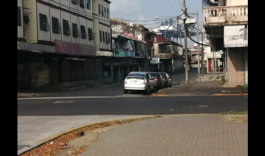 Foto ilustrativa de las calles de Colón. 