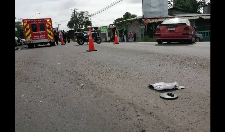 Foto ilustrativa del área del accidente. 