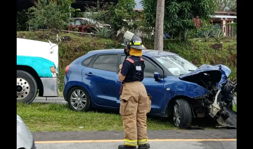 Accidente. 