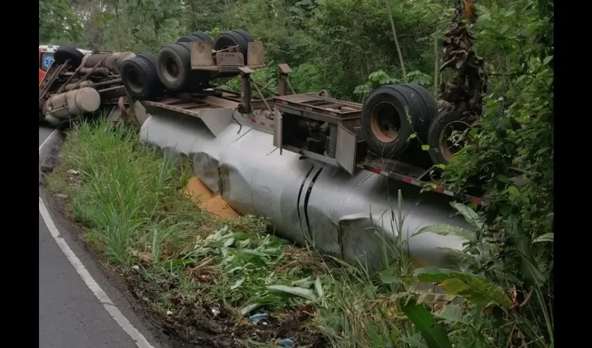 Foto ilustrativa del accidente de tránsito. 