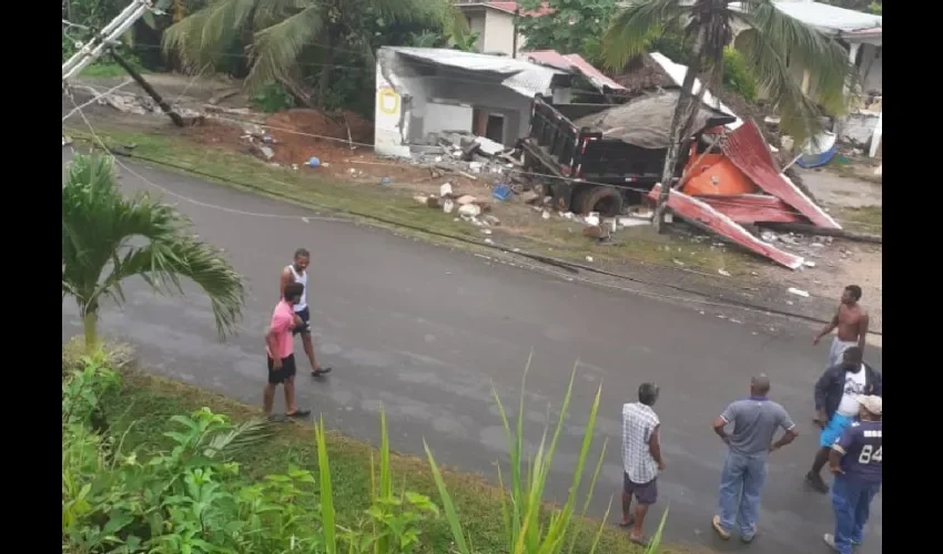 Foto ilustrativa del accidente. 