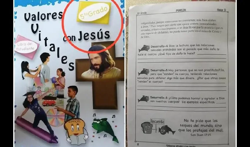 El libro está dirigido a estudiantes de cuarto y quinto grando de educación primaria. Foto: DD 