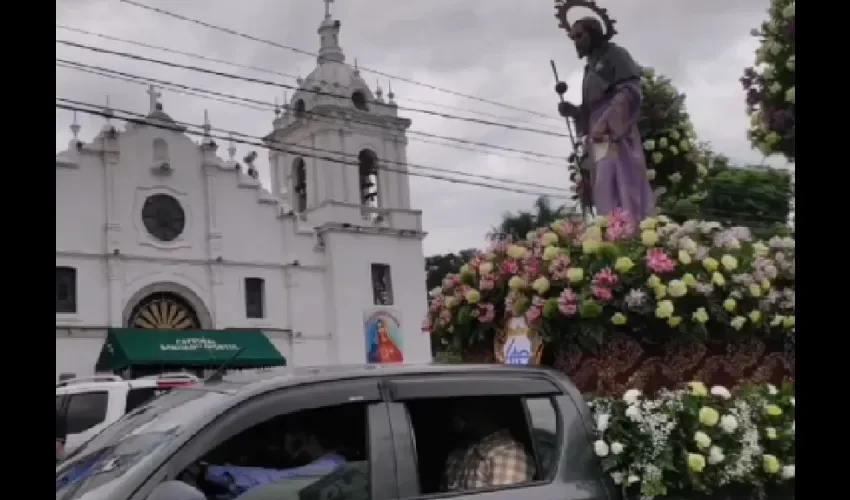 Foto ilustrativa de la procesión.  Cortesía: La Voz de Veraguas. 