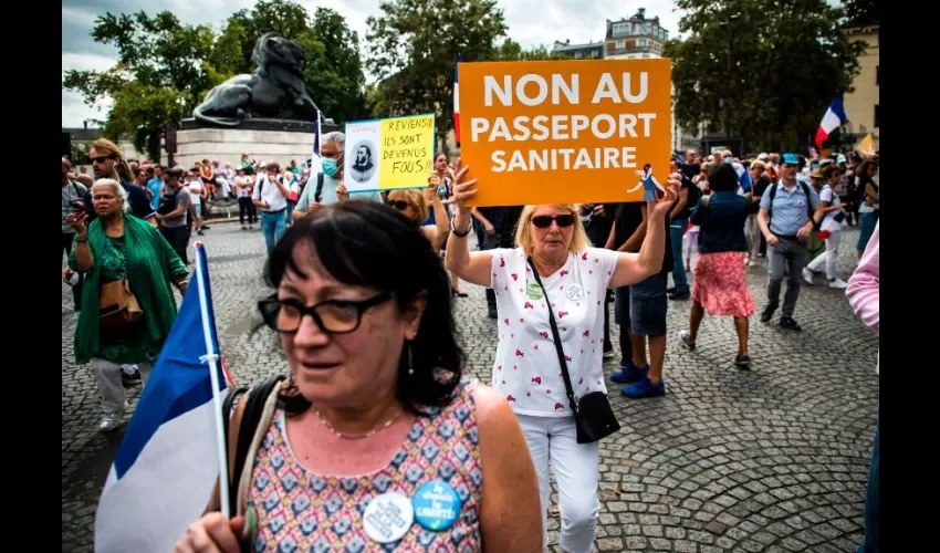 Foto ilustrativa de las protestas. EFE 