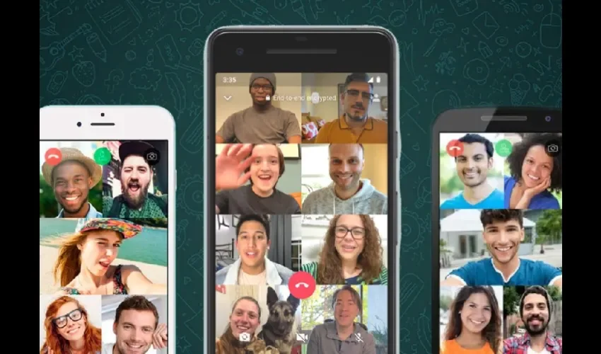 Foto ilustrativa de video llamadas de Whatsapp. 