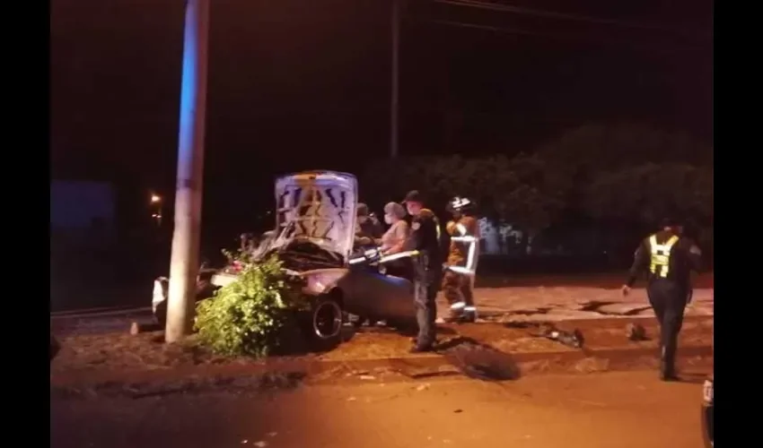 También se dieron otros hechos en la región de Azuero, con saldo de personas heridas. Foto: Thays Domínguez. 