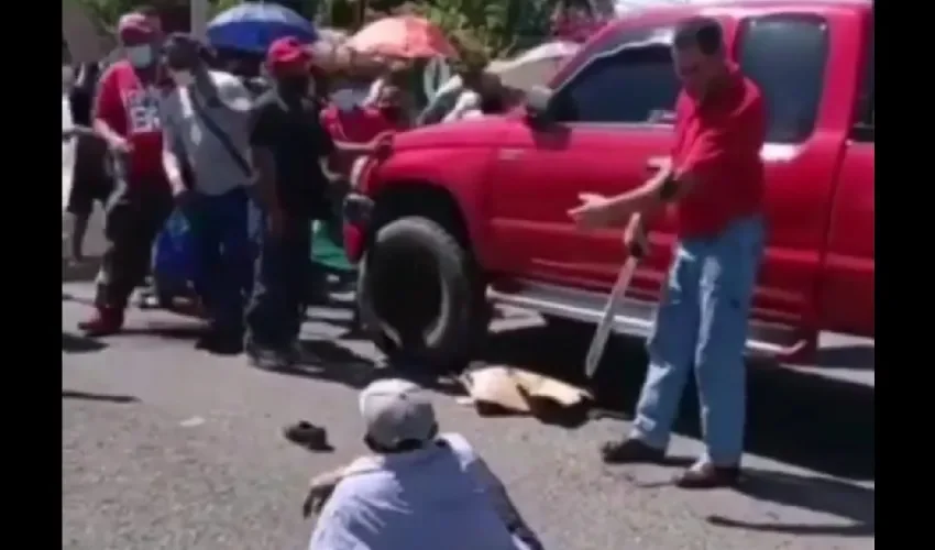 Foto ilustrativa de la pelea. 