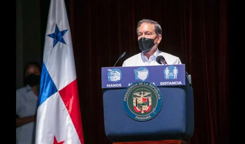 Presidente de la República, Laurentino Cortizo. Foto: Presidencia de la República. 