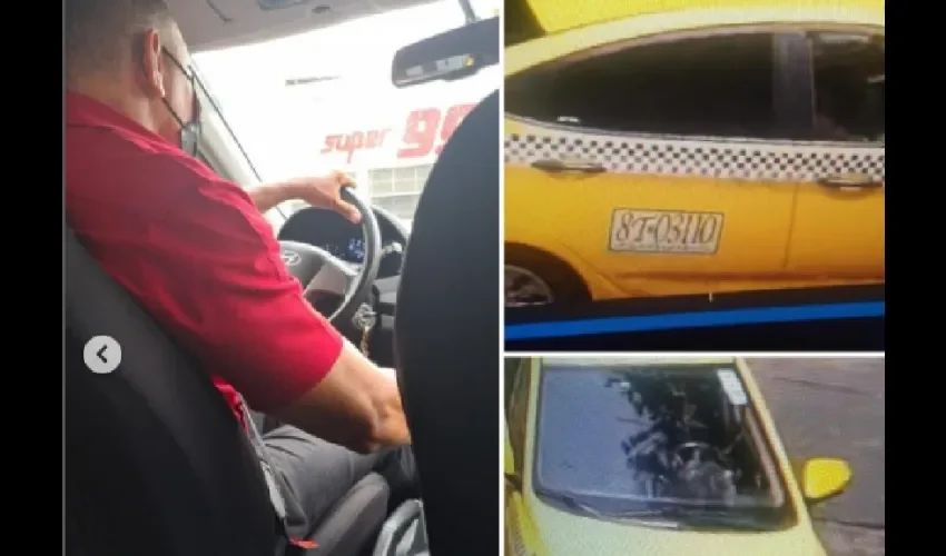 Foto ilustrativa del taxista. 