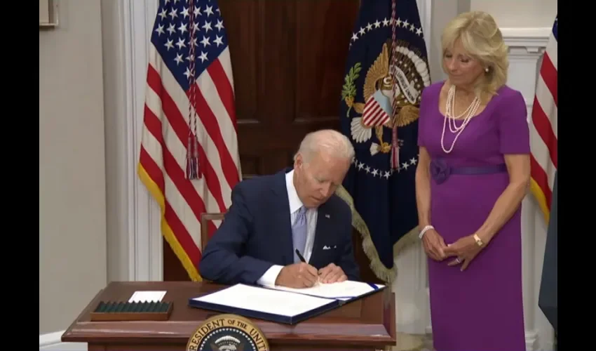 Foto ilustrativa de Biden. 