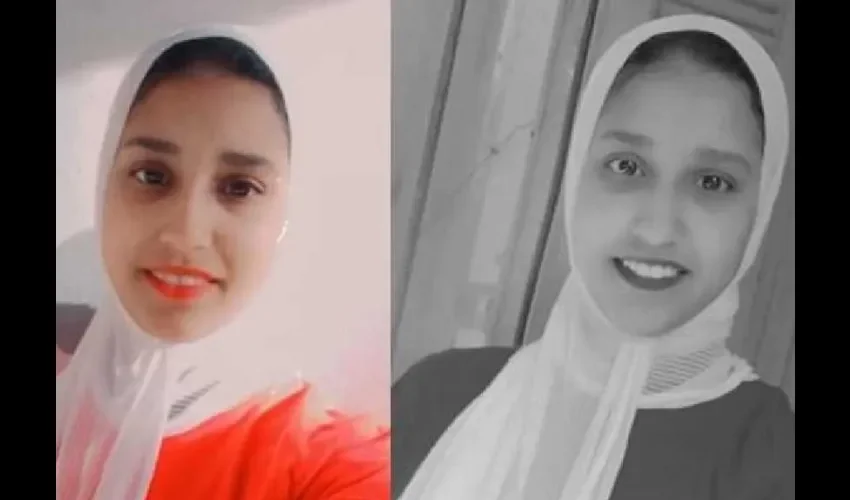 Amani Abdelkarim al Yazar, estudiante universitaria de Educación Física de 19 años.