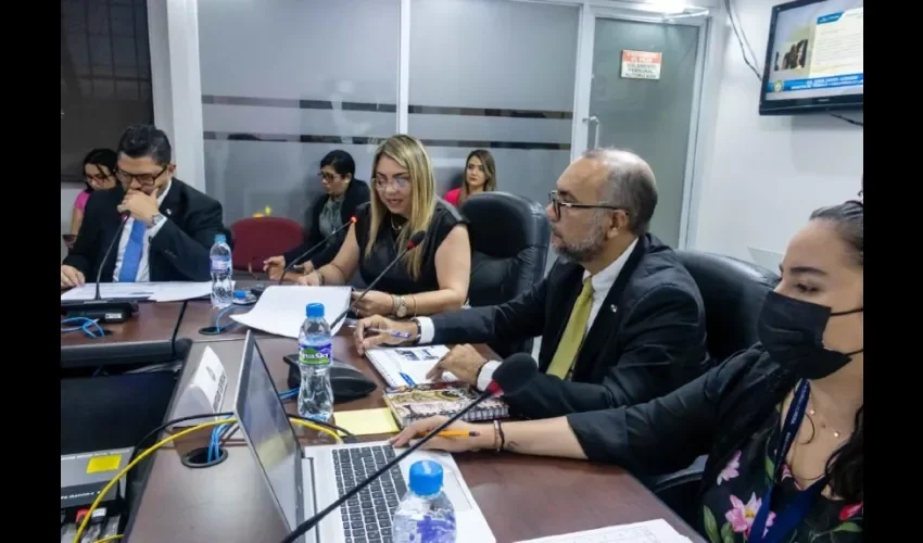 Durante la sustentación del presupuesto 2023.  Foto: Cortesía