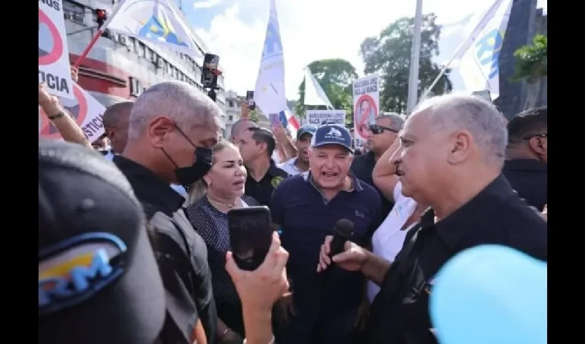 Expresidente Ricardo Martinelli con alta aceptación para las elecciones 2024. Foto: Víctor Arosemena 