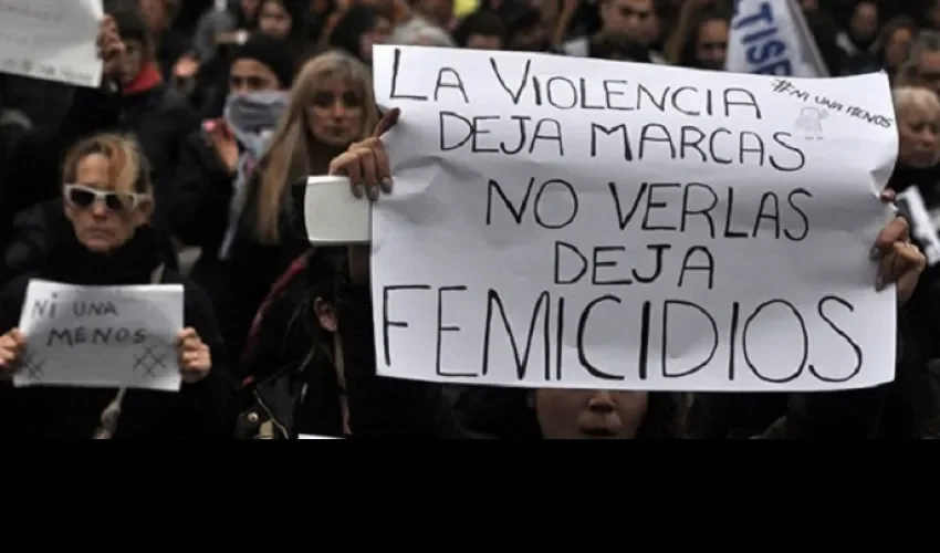 Protestas contra la violencia.