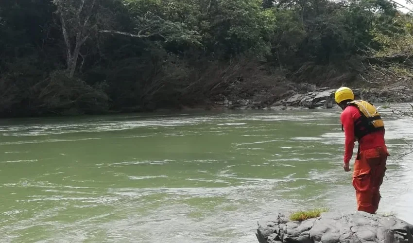 El río en el que el joven perdió la vida. 