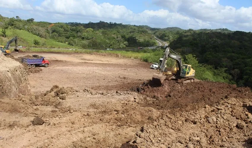 Vista del terreo adecuado para la construcción. 