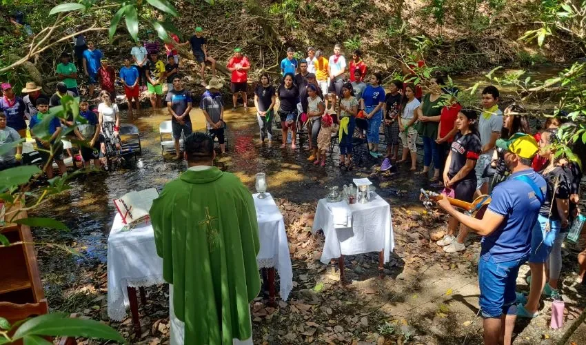 Vista del encuentro con Cristo. 