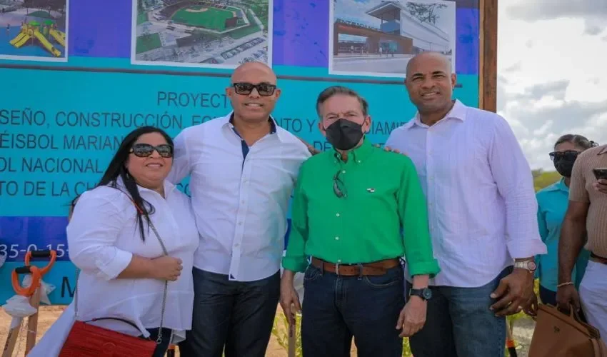 El cerrador Mariano Rivera estuvo presente en el acto. 