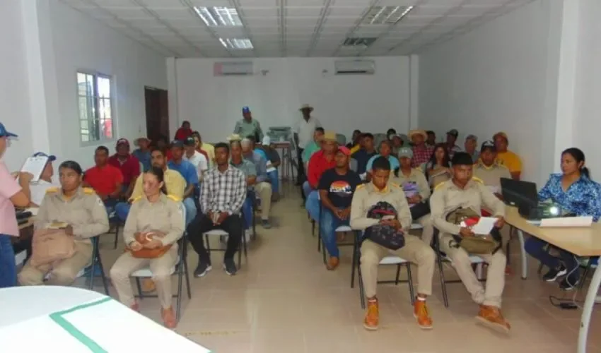 Vista de la participación de los jóvenes. 