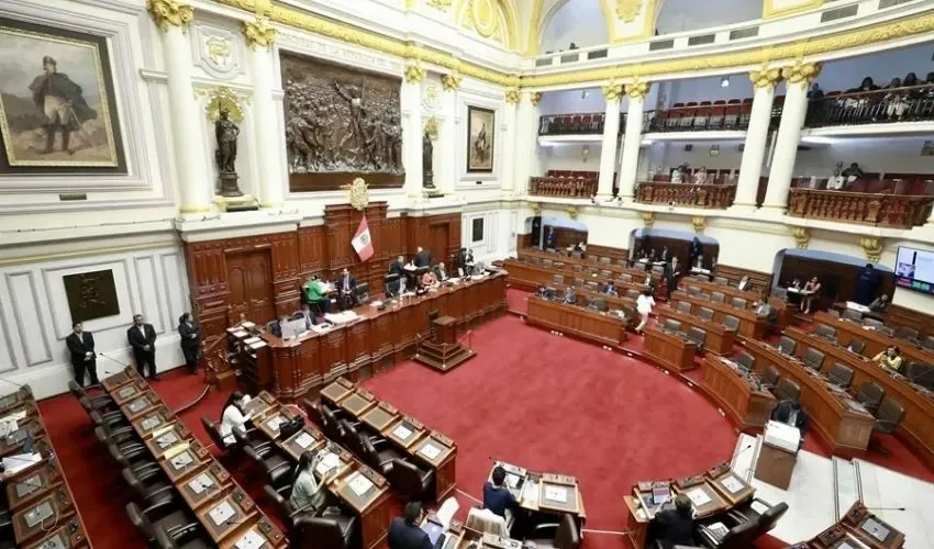 Fotografía de archivo cedida por el Congreso de Perú de una sesión en Lima (Perú). EFE/ Congreso del Perú/