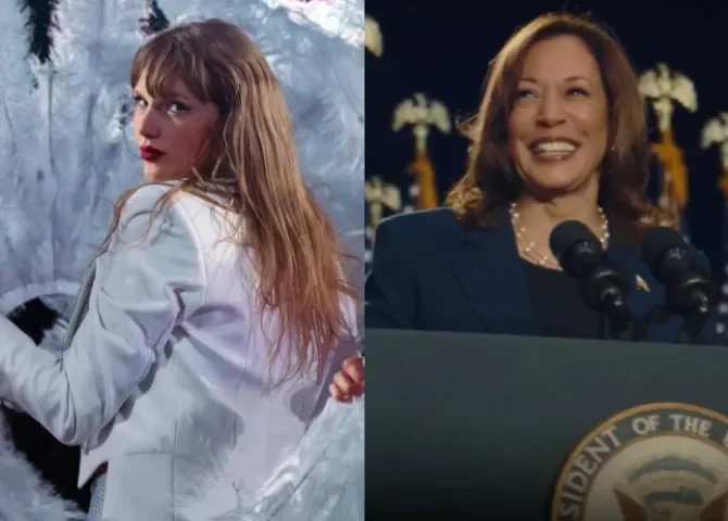  Fans de Taylor Swift lanzan campaña de apoyo a Kamala Harris durante su gira 