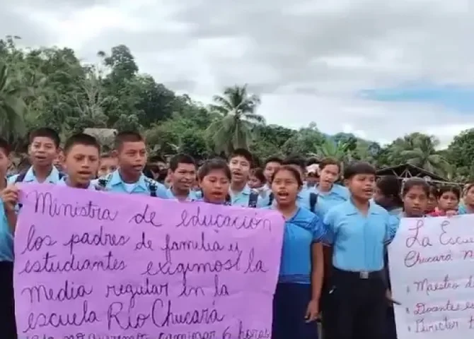  Claman por la educación media en el Centro Educativo Río Chucará; alumnos se ven obligados a abandonar sus estudios 